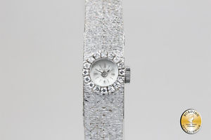 Armbanduhr; Bucherer, 18 Karat Weißgold, Brillanten, Luxusuhr, Damen