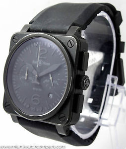 Men's Bell & Ross Chronograph Watch - Automatic Movement / Date / 42mm