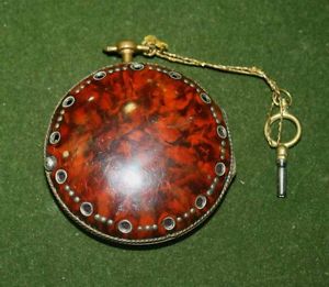 Rare XVIII Century with Enamel Pocket Watch