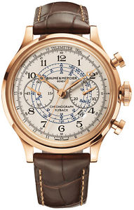 Orologio Watch NEW Baume & Mercier Capeland - 10007 Oro Rosso Cronografo Flyback