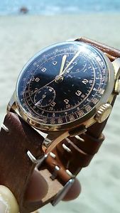 Chronographe suisse in oro rose'18kt (scambio con rolex)