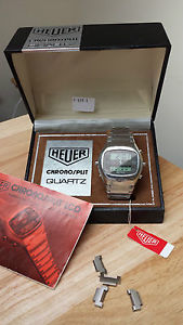 Tag Heuer Ferrari vintage chronosplit chrono lcd watch