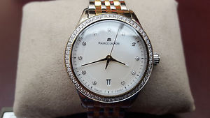 NEW MAURICE LACROIX DIAMOND LADIES WATCH LC1026-PVY23-170-1 GOLD TONE. RARE ITEM
