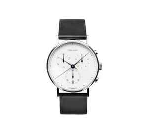 Georg Jensen Men's Chronograph Watch # 317 - White Dial - KOPPEL Luxury