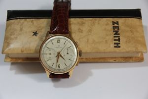 Zenith Chrono Chronograph Cronografo Vintage in oro
