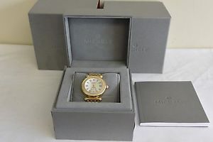 Michele Diamond Gold Pave Caber Ladies Watch Mother Of Pearl 16A000038