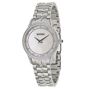 Balmain B36353386 Womens White Dial Quartz Watch with Stainless Steel Strap