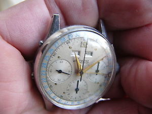 Minerva vintage chronograph triple date  Valjoux 723  same as 72c