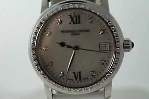 FREDERIQUE CONSTANT DIAMOND BEZEL WATCH