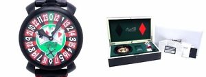 GAGA MILANO Manyuare 5012.LAS VEGAS Roulette 500 Limited Men's Watch Excellent++
