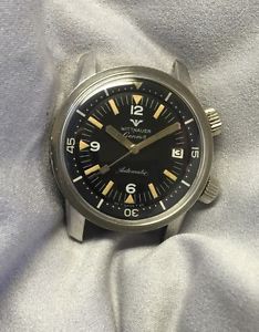 Vintage Wittnauer Super Compressor Twin Crown Diver Watch *Serviced*