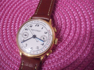 VINTAGE  GIRARD PERREGAUX CHRONOGRAPH  MEDICAL VALJOUX 22 MANUAL WIND WATCH