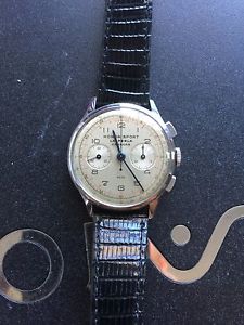 Vintage Ultra Rare HONOR SPORT, EXCELSIOR PARK, Cal 4 Chronograph Bicompax 40s