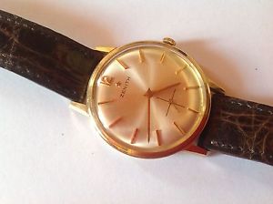 ZENITH STELLINA VINTAGE ORO ROSA 750-18KT JUMBO 36MM - Zenith Gold Rose 18K