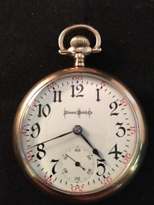 Illinois , Bunn Spec. , 18 Size , 24 Ruby Jewels,adj. , In A Fayhs 20 Year Case.