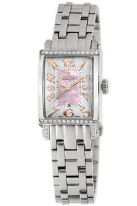 Gevril Women's 7248RTB Avenue of Americas Mini Diamond MOP Limited Edition Watch