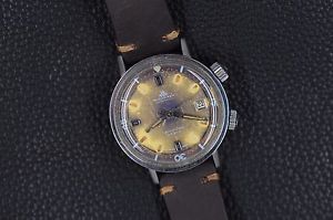 Vintage Bucherer Archimedes Super Compressor Diver Tropical Dial