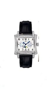 Authentic Bulova Accutron Men's Stainless Steel Diamond Innsbruck Watch 26E08