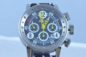 BRM MONTRE AUTOMATIQUE POUR HOMMES CHRONOGRAPHE TITAN/TITAN 43MM BEAU ÉTAT
