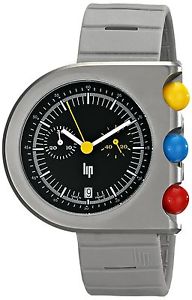 Lip Men's 1892532 Mach 2000 Chronograph Analog Display Swiss Quartz Grey Watch