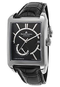 Maurice Lacroix Pontos Black Dial Automatic Mens Watch PT6217-SS001-330