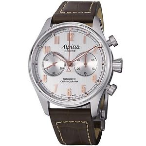 Alpina Men's AL860SCR4S6 Analog Display Swiss Automatic Brown Watch