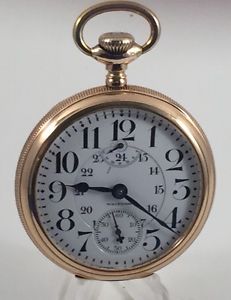 Rare Waltham 18 Size, 23J Vanguard, Up – Down Indicator Pocket Watch