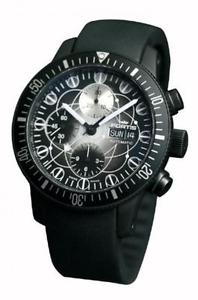 New FORTIS Art Edition Planet TI/Rubber Black Dial Auto Mens Watch 638.28.17K,MR