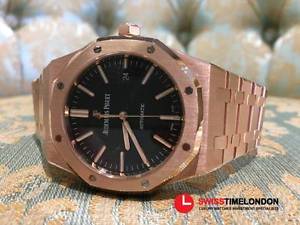 Audemars Piguet Royal Oak Automatic 41mm Full Rose gold 2014 Box And Papers