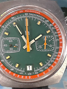 VINTAGE FRENCH LIP CHRONOGRAPH CAL. VALJOUX 7734(like YEMA)