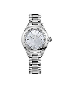 EBEL Onde 30 MM Automatic, Stainless Steel, MOP, Diamond 1216155, 51% OFF! *NEW*
