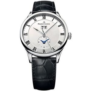 Maurice Lacroix MP6807-SS001-112 Mens White Dial Analog Automatic Watch