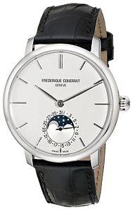 Frederique Constant Men's FC705S4S6 Slim-Line Stainless Steel Watch