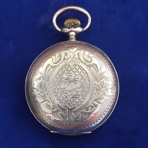 ANTIQUE IMPERIAL RUSSIA "84"  SILVER <PETROVSKIE> 'INVINCIBLE' POCKET WATCH