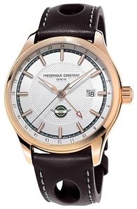 Limited Edition Frederique Constant Vintage Rally Healey GMT Gold Plated Mens...