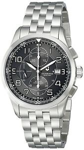 Victorinox Men's 241620 AirBoss Analog Display Swiss Automatic Silver Watch