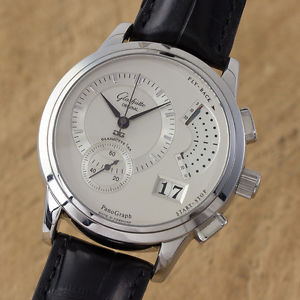 GLASHÜTTE ORIGINAL RANOGRAPH FLY-BACK HANDAUFZUG HERREN GLASBODEN NP: 11600,- €