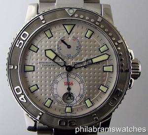 Ulysse Nardin Maxi Marine Diver Chronometer 263-33-7/91 Stainless Steel Grey