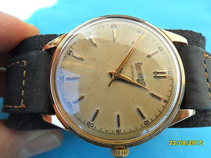 <<<<< SWISS MADE EBERHARD AUTOMATICO IN ORO 18K  OVER SIZE  >>>>>>>>>>>>>>