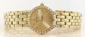GORGEOUS LADIES CONCORD 14K YELLOW GOLD WATCH WITH DIAMONDS! EXCEPTIONAL! #S14