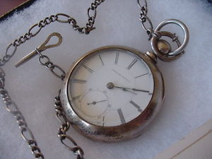 RARE CIVIL WAR 18s WALTHAM 1st REGIMENT HEAVY ARTILLRY MODEL 1857 POCKET WATCH!