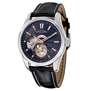 Armand Nicolet A130AAA-NS-P713NR2 Mens Black Dial Mechanical Watch