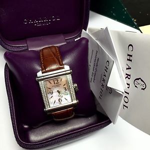 CHARRIOL Genéve Stainless Steel Mens/Unisex Watch FACTORY DIAMONDS & CERTIFICATE