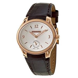Davidoff 20328 Womens Silver Dial Quartz Watch with Leather Strap