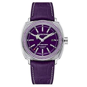 Jeanrichard 60500A11AD01-BDD0 Womens Purple Dial Automatic Watch