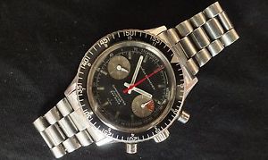 Vintage NIVADA GRENCHEN CHRONOMASTER AVIATOR Sea diver. Valjoux 23 Swiss made.