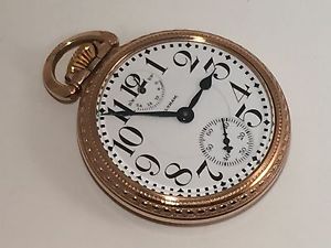 Waltham 16 Size 23J Vanguard Up-Down Indicator Pocket Watch