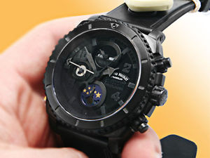 Armand Nicolet S05 Analog Complete Calendar Chronograph Casual Titanium Watch