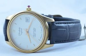GLASHÜTTE ORIGINAL 18K OR 750 AUTOMATIQUE FÊTE ANNIVERSAIRE SENATOR + BOÎTE