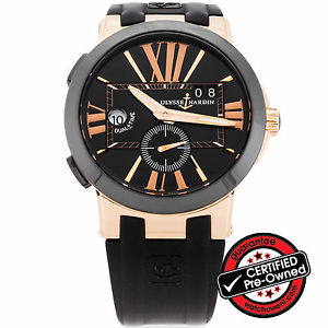 Ulysse Nardin Executive Dual Time Ref. 246-00/42 18k Rose Gold